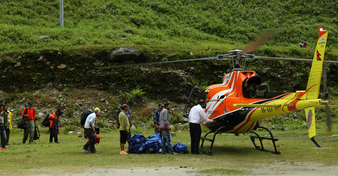 Kailas Mansarovar Yatra Via Kerung by Helicopter - SKY